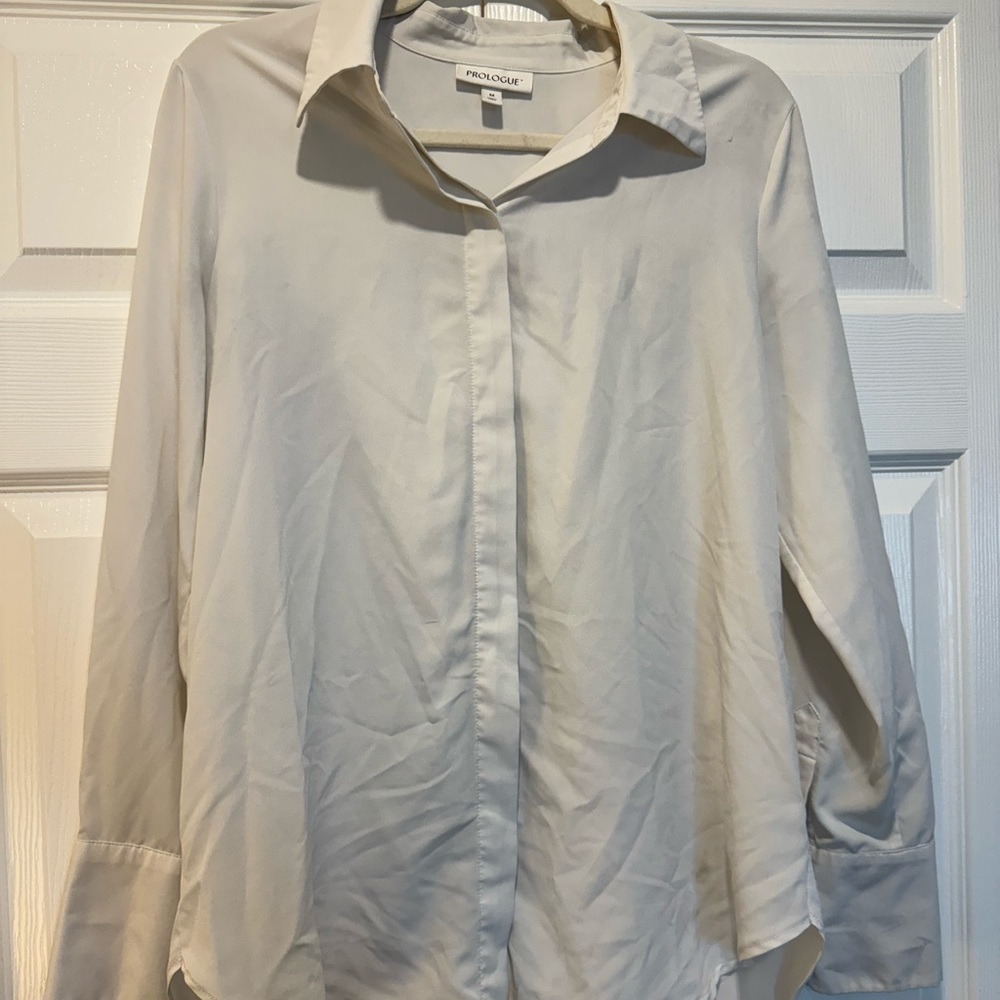 Prologue Cream Button-Down Shirt